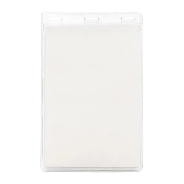 4" x 6" Blank Large Vertical Vinyl Pouch view 2