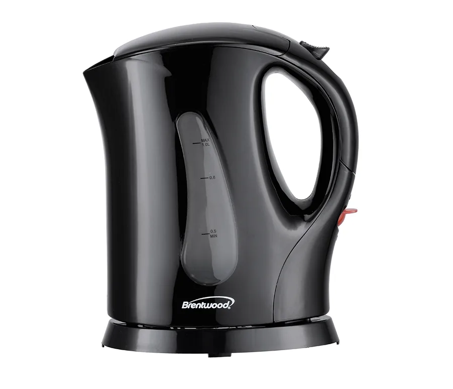 1 Quart Black Electric Plastic Kettle