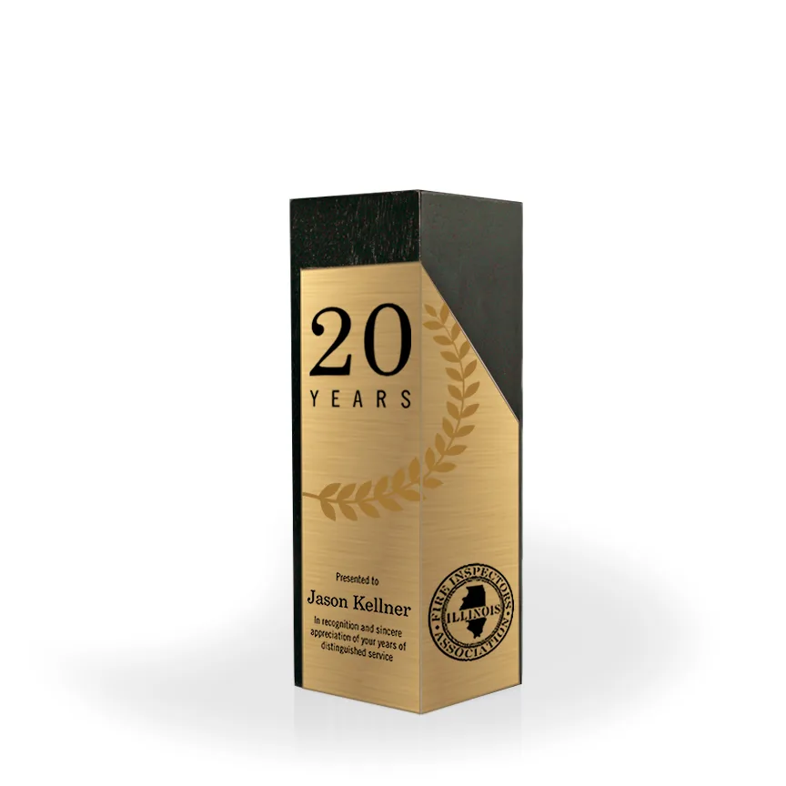 Tahoe Black & Gold Award 9"