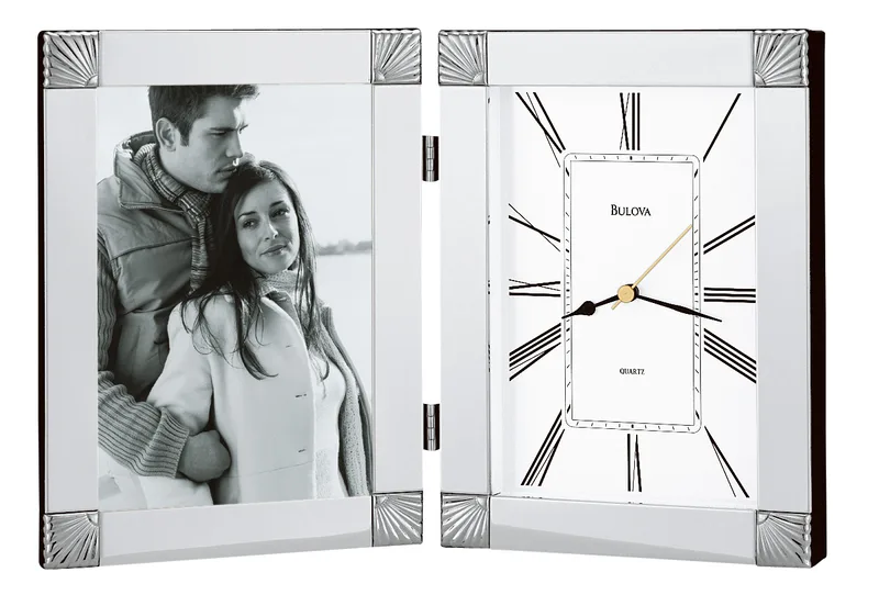 Bulova Clocks Ceremonial Picture Frame Clock