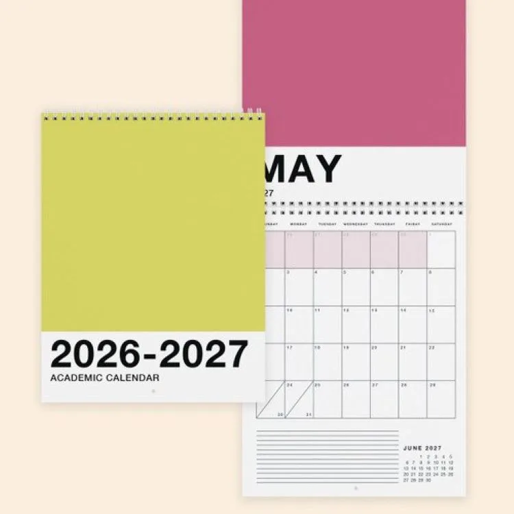 Academic Calendar - Standard - Vertical view 2