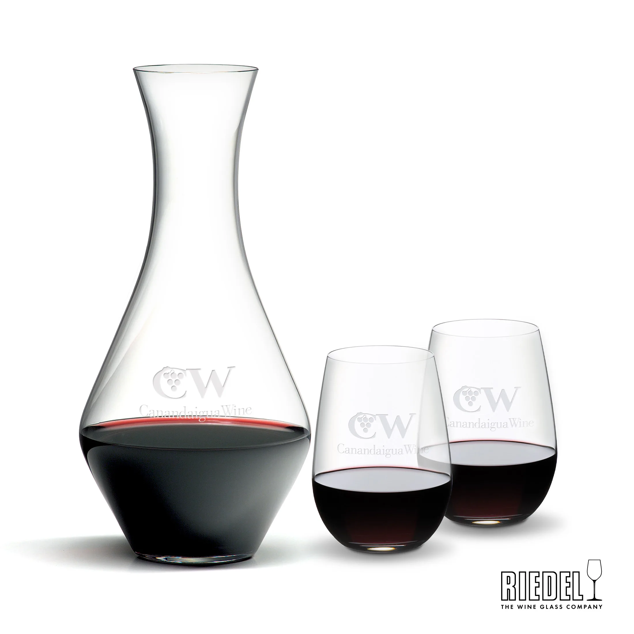 Decanter & 2 Wine
