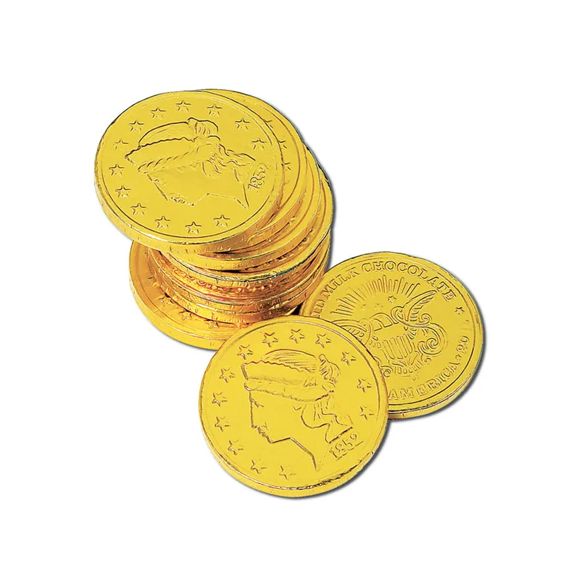 Miss Liberty / US Emblem & Blank Chocolate Coins