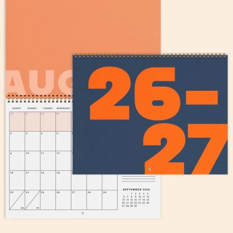 Academic Calendar - Large - Horizontal view 3