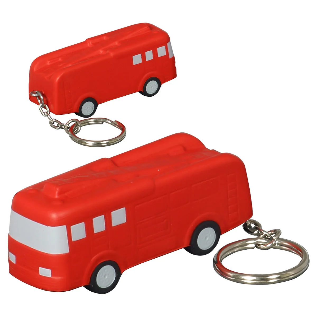 Fire Truck Stress Reliever Key Chain view 2