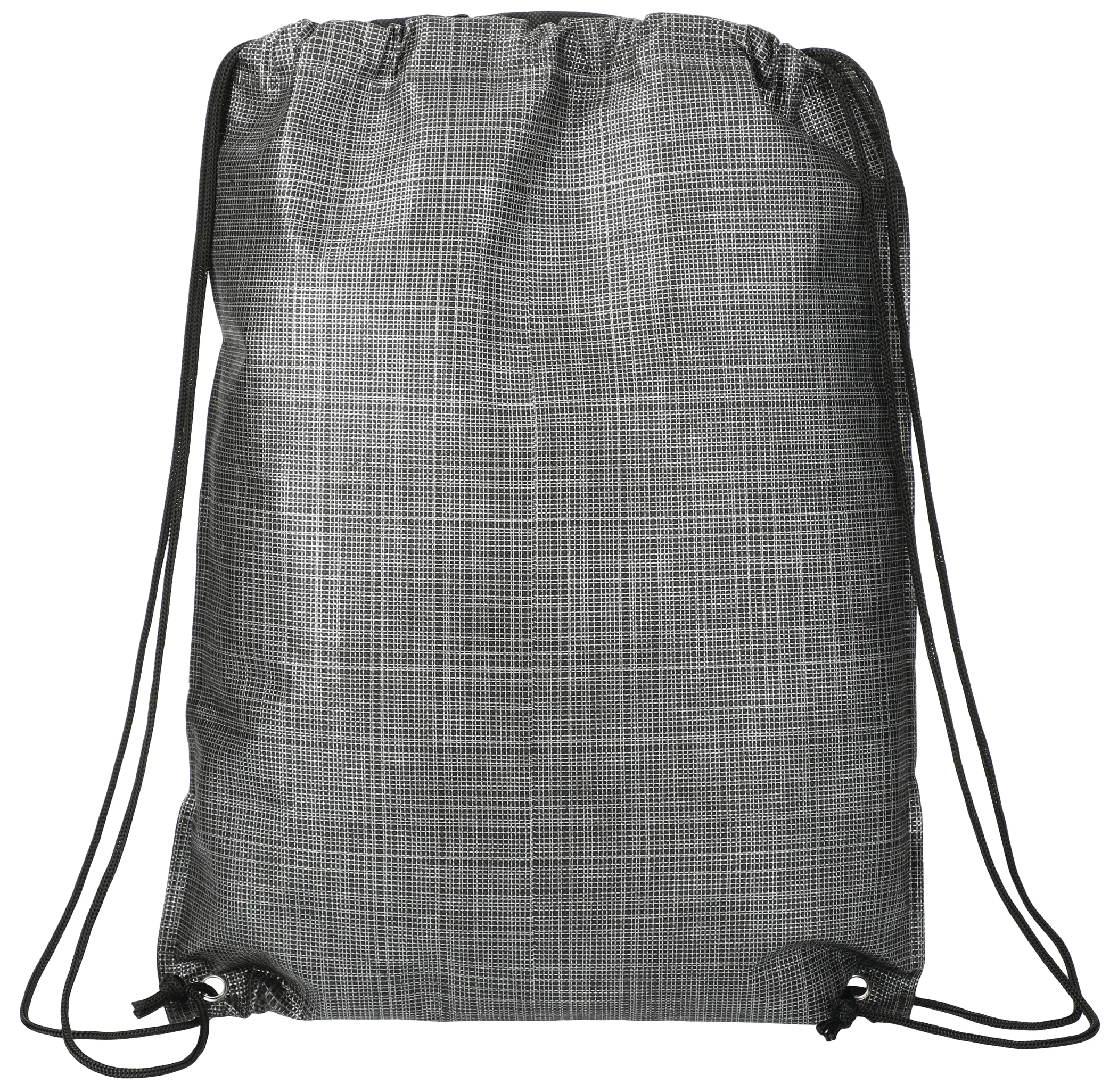 Crossweave Heat Sealed Drawstring Bag view 2