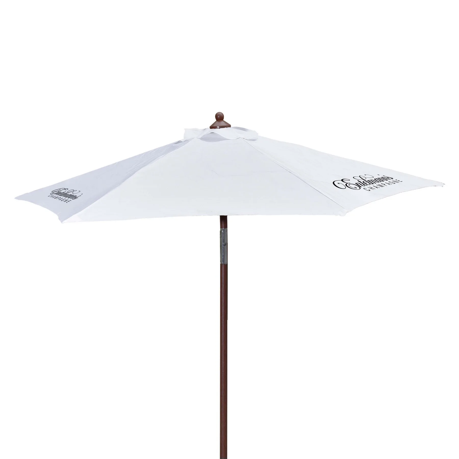 7' Wood Look Tilting Market Umbrella Kit (3 Imprints) view 5