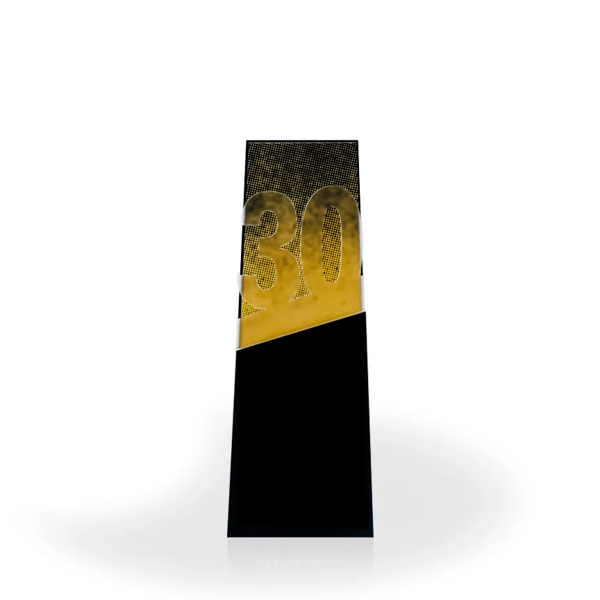 30 Flow Acrylic Desktop Award view 2
