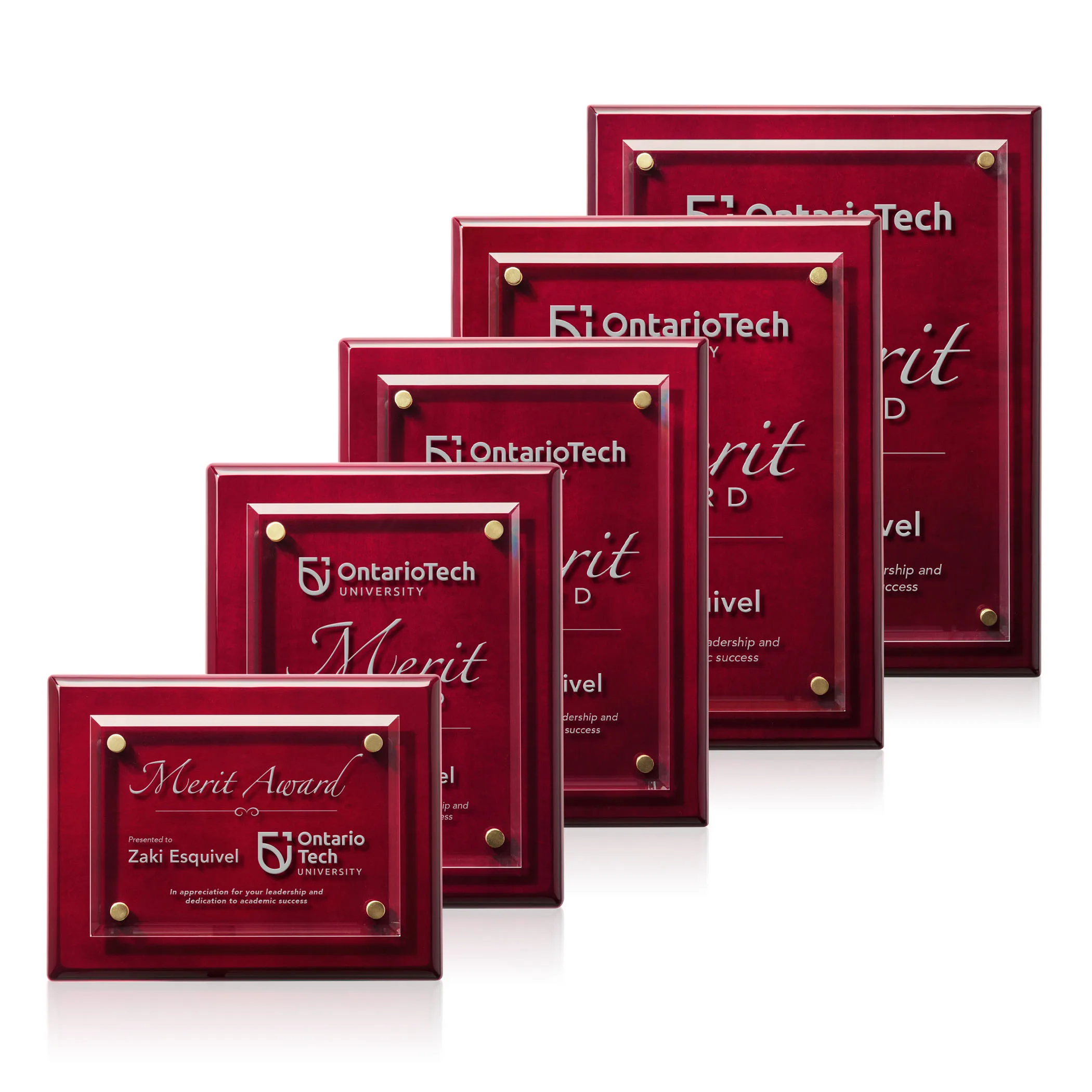 Deep Etch, Rosewood / Gold