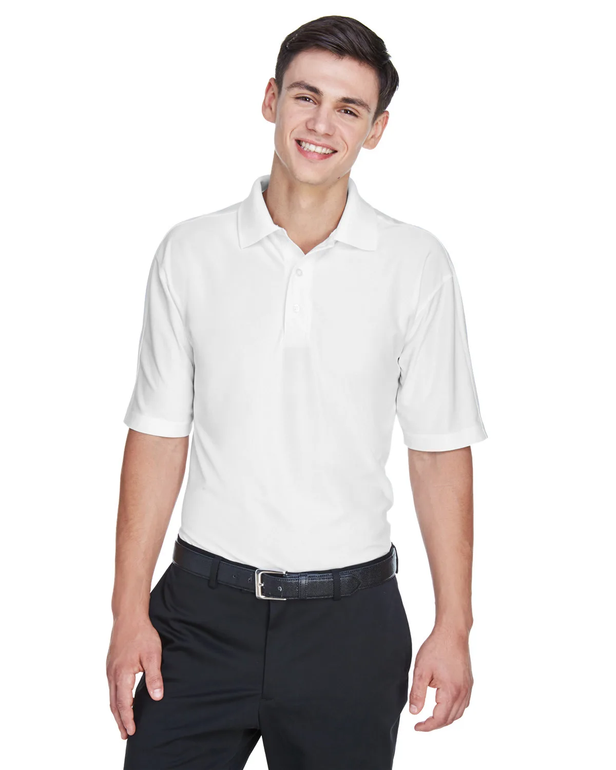 ULTRACLUB Men's Cool & Dry Elite Performance Polo view 7