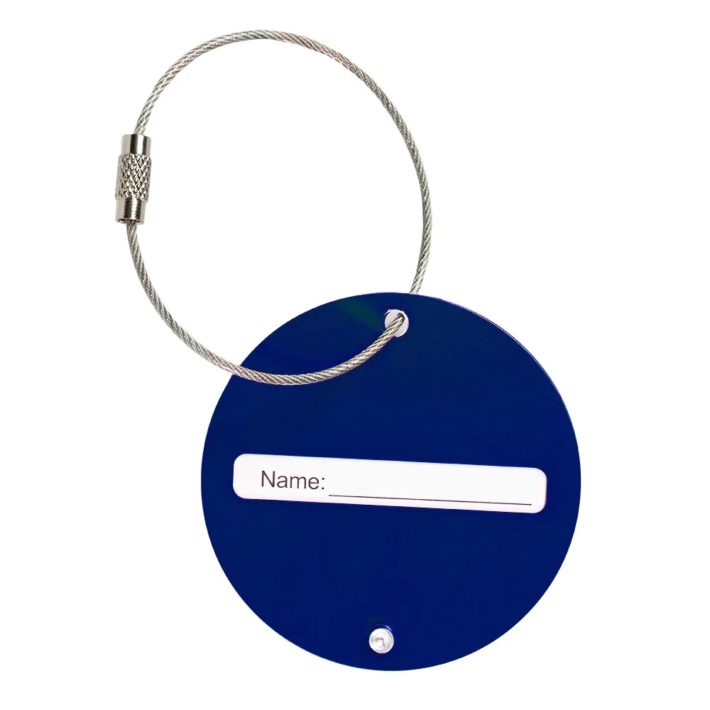 Blue Blank Back View