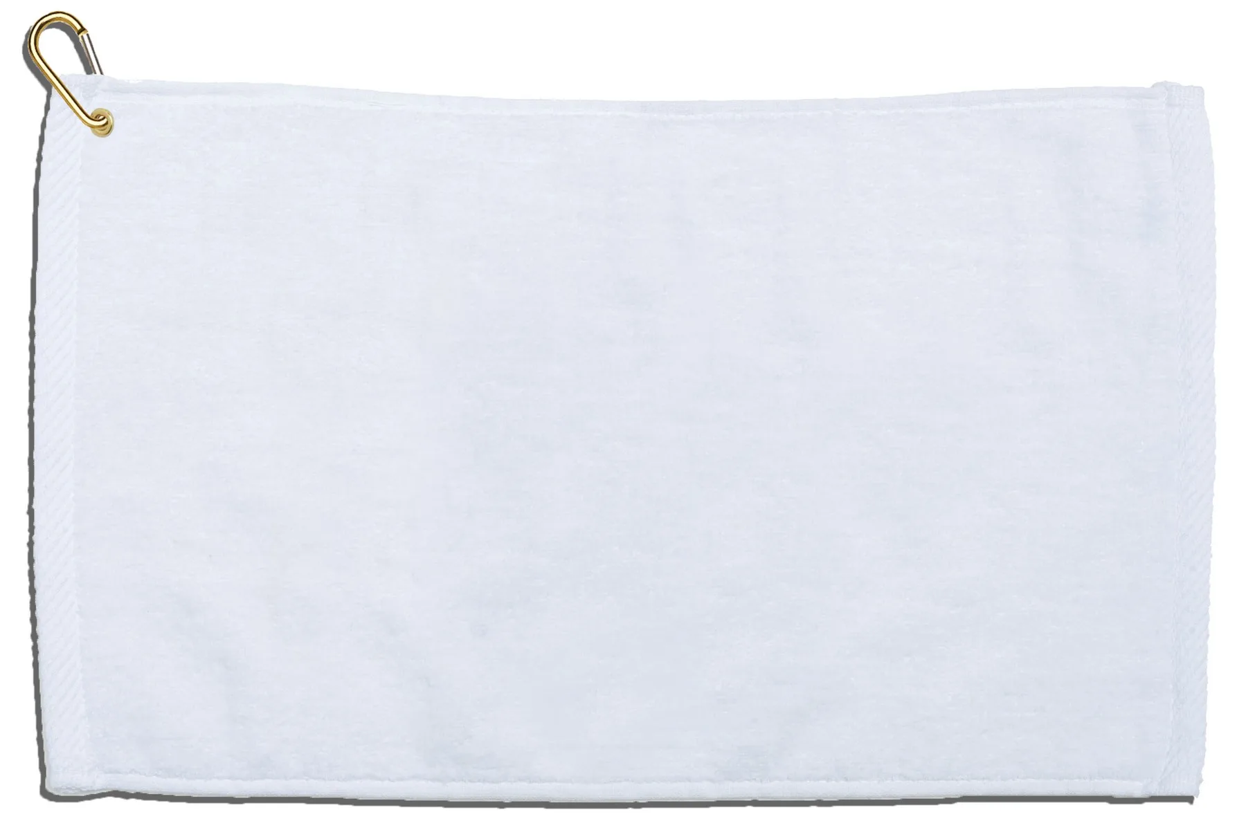 Velour Fingertip Golf Towel w/ Corner Grommet (Screen Print) view 2